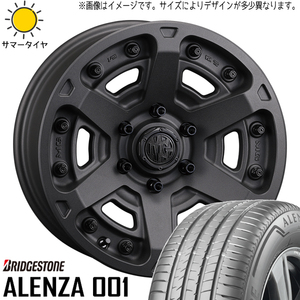 265/70R17 サマータイヤホイールセット FJクルーザー (BRIDGESTONE ALENZA & MYRTLE ARMOR 6穴 139.7)