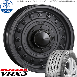 215/70R16 スタッドレスタイヤホイールセット ハイエース (BRIDGESTONE VRX3 & DEAN Colorado 6穴 139.7)