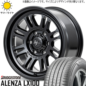 215/70R16 サマータイヤホイールセット ハイエース (BRIDGESTONE ALENZA LX100 & NITROPOWER M16 ASSAULT 6穴 139.7)