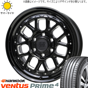 215/65R16 サマータイヤホイールセット ハイエース (HANKOOK K135 & BARKLEYHARDROCK HURON 6穴 139.7)