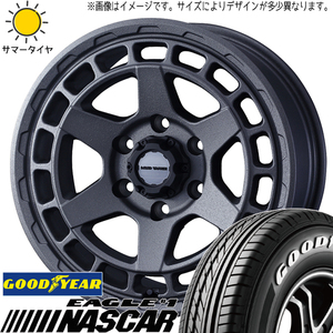 215/65R16 サマータイヤホイールセット ハイエース (GOODYEAR NASCAR & MUDVANCEX TypeS 6穴 139.7)