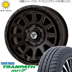 205/65R16 サマータイヤホイールセット キックス etc (TOYO TRANPATH MP7 & DELTAFORCE OVAL 5穴 114.3)