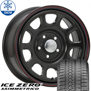 215/65R16 スタッドレスタイヤホイールセット ハイエース (PIRELLI ICEZERO ASIMMETRICO & DAYTONASS 6穴 139.7)