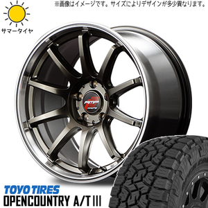 215/60R17 サマータイヤホイールセット ZRV etc (TOYO OPENCOUNTRY AT3 & RMPRacing R10 5穴 114.3)