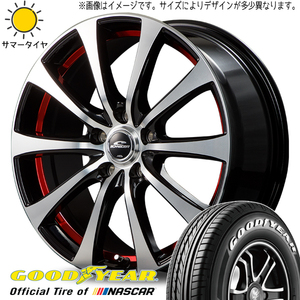 215/65R16 サマータイヤホイールセット エルグランド etc (GOODYEAR NASCAR & SCHNEIDER RX01 5穴 114.3)