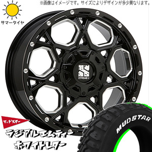 215/70R16 サマータイヤホイールセット エクストレイル etc (MUDSTAR MT & XTREME-J XJ06 5穴 114.3)