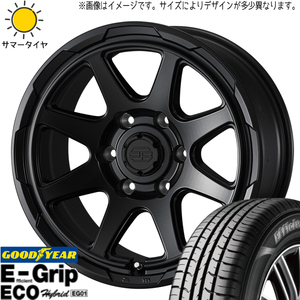 175/65R15 サマータイヤホイールセット タフト etc (GOODYEAR EG01 & STADBERGE 4穴 100)