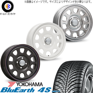 215/70R16 オールシーズンタイヤホイールセット デリカ etc (YOKOHAMA BluEarth AW21 & DAYTONASS 5穴 114.3)