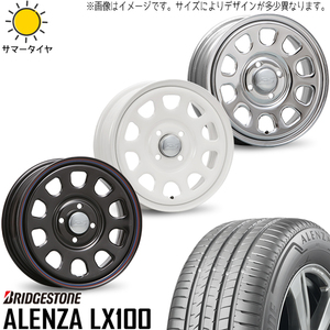 175/80R16 サマータイヤホイールセット ジムニー JB64 JB23 etc (BRIDGESTONE ALENZA LX100 & DAYTONASS 5穴 139.7)