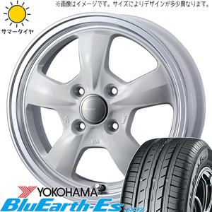 165/70R14 サマータイヤホイールセット ソリオ etc (YOKOHAMA BluEarth ES32 & Gyraft5S 4穴 100)