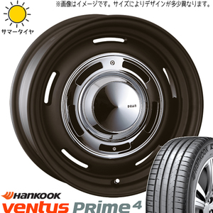 195/60R16 サマータイヤホイールセット ウィッシュ etc (HANKOOK K135 & DEAN CrossCountry 5穴 100)