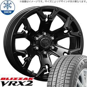 215/65R16 スタッドレスタイヤホイールセット エクストレイル etc (BRIDGESTONE VRX2 & MYRTLE GOLEM 5穴 114.3)