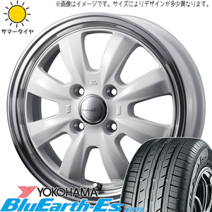 155/55R14 サマータイヤホイールセット ムーブ etc (YOKOHAMA BluEarth ES32 & Gyraft8S 4穴 100)