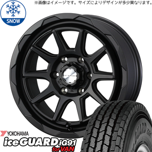 225/70R16 スタッドレスタイヤホイールセット ジムニーシエラ JB74 (YOKOHAMA iceGUARD91 & MUDVANCE06 5穴 139.7)