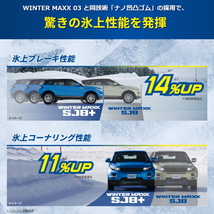 175/80R16 ジムニー AZオフロード ダンロップ WM SJ8+ WO-7 16インチ 5.5J +22 5H139.7P スタッドレスタイヤ ホイールセット 4本_画像5