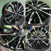 175/65R15 アクア イグニス スイフト WM02 15インチ ヴァルキリー 5.5J +40 4H100P スタッドレスタイヤ ホイールセット 4本_画像2