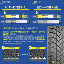 225/45R18 エスティマ CX-3 MICHELIN X-ICE SNOW HM3 18インチ 7.0J +48 5H114.3P スタッドレスタイヤ ホイールセット 4本_画像6