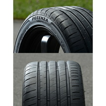 245/45R19 アルファード ヴェルファイア ハリアー POTENZA S007A 19インチ LEONIS 8.0J +35 5H114.3P サマータイヤ ホイールセット 4本_画像5