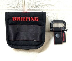 【正規品】BRIEFING パターカバー ブラック☆マレット型パターカバー ブリーフィング ☆中古☆11-1