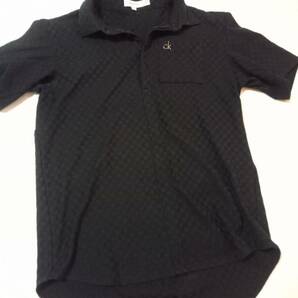 Calvin Klein golf カルバンクライン ゴルフ 春夏 半袖 ポロシャツ 　メンズ　Mサイズ　ブラック 黒