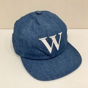 新品/レアな英国製/Baseball Cap/デニム/60/Hollingworth Country outfitters/ユニセックスベースボールキャップ