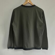 新品未使用/Jackman/RIB長袖Tシャツ/サイズL/OLIVE/日本製/ジャックマン/アメリカンコットン100％/米綿100％/スウェット型Tシャツ_画像4