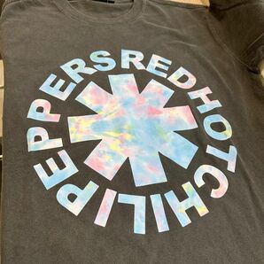 未使用◇Red Hot Chili Peppersレッチリ来日記念Tie Dye Logo TシャツサイズS