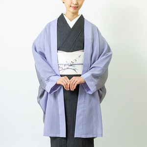  Quruli kimono cardigan lavender polyester ... feather woven Western-style clothes also 