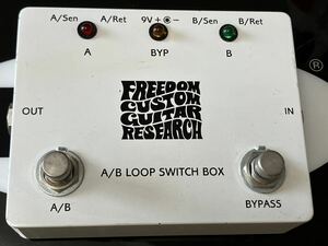 Freedom Custom Guitar Research A/B Loop Switch Box