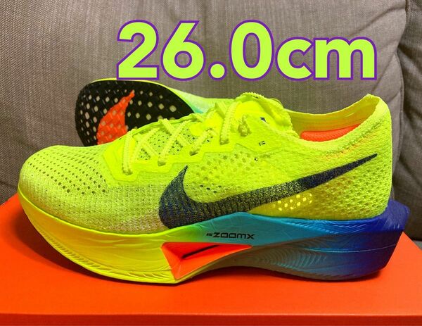 【未使用】NIKE ZOOMX VAPORFLY NEXT%3 26.0cm ナイキ ズームX ヴェイパーフライ3