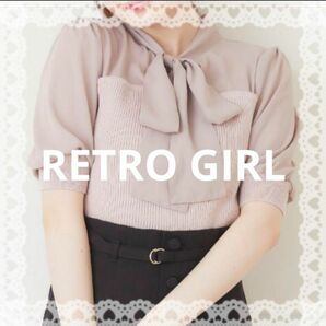 RETRO GIRL シフォンリボン切替NT