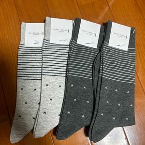 靴下 紳士 マッキントッシュ　4足組　新品タグ付　定価6600円　サイズ25〜27センチ 