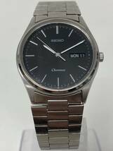 SEIKO Chronos セイコー クロノス5H23-7040 3針 Daydate デイデイト クォーツ 腕時計 稼働品 T277_画像2