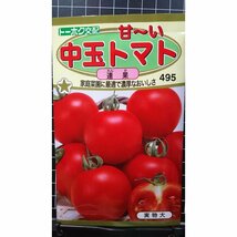 ３袋セット 甘～い 中玉 トマト 連果 種 郵便は送料無料_画像1