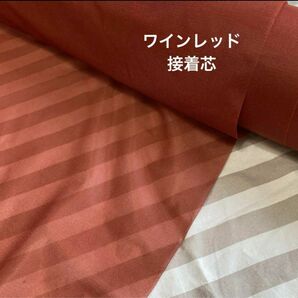 新品未使用 日本製 接着芯 ワイレッドの様な色味 メッシュ素材 Ｎｏ．2552