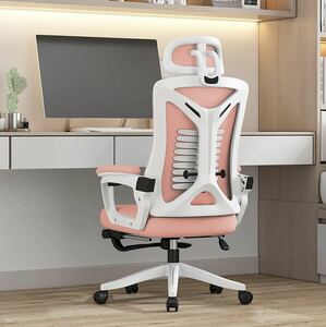 オフィスチェア 椅子 テレワーク 疲れない デスクチェア ワークチェア 人間工学椅子 可動式ランバーサポート 高反発座面 通気性 メッシュチ