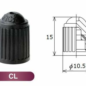 ゆうパケット無料！日本製 新品 太平洋工業 TR413 CL パッキン付き 8個セット エアバルブ・タイヤバルブ スナップインバルブ TR413CLの画像3