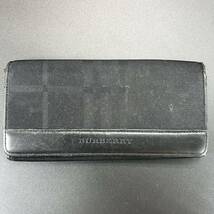 【希少】1円〜 Burberry バーバリー 長財布 財布 レザー キャンバス ロゴ メンズ レディース ウォレット 札入れ 小銭入れ_画像2