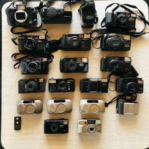 コンパクトフィルムカメラ メーカー色々20台 動作未確認 Canon PENTAX MINOLTA FUJI Nikon 