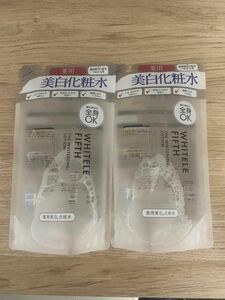 【新品】未使用 美白化粧水 ホワイトル フィフス詰め替え用 大容量 420ml×2個