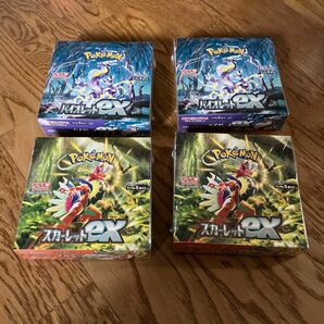 ポケモンカードゲーム スカーレット バイオレット 各2box シュリンク付き