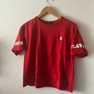 プレイボーイ PLAYBOY Tシャツ 赤