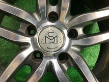 マナレイスポーツ MANARAY 18インチ ホイール4本 225/40ZR18 溝有 18×7.5J +48 114.3 73mm 5H MSツイン5本スポーク ステップW外し 社外_画像5