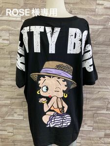 ROSE様専用　2点おまとめ　新品　ベティちゃんBettyBoop ベティブープドルマン半袖Tシャツゆったりハットブラック