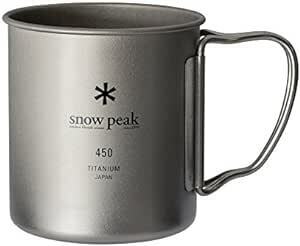 スノーピーク(snow peak) マグ・シェラカップ チタン シングルマグ 450ml MG-143 コップ 軽量 アウトド