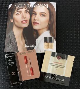 新品未使用 ジョルジオ アルマーニ GlORGIO ARMANI リップ マエストロ 103 パワーファブリックファンデーション サンプル 