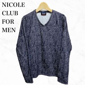 NICOLE CLUB FOR MEN ロンT ロングTシャツ　長袖Tシャツ