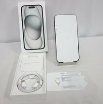 未使用品 *Apple保証25年5月* SIMフリー iPhone 15 128GB ブラック Apple購入品 インボイス可 送料無料 【東0511-870-0514東】清Tパ_画像1