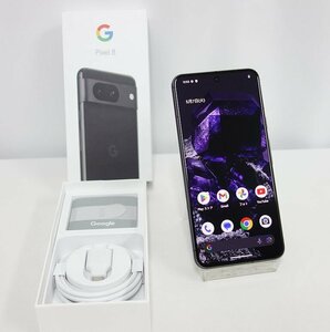 超美品 *60日保証* SIMフリー Google Pixel 8 Obsidian 128GB au 利用制限2年保証 インボイス可 送料無料 【本0505-500-0507】清T