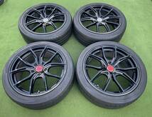 ◆希少！RAYS GRAM LIGHTS 57FXXレイズグラムライツ ◆18x7.5J+50/PCD:114.3/5穴◆4本.215/45R18 .ノア,ヴォクシー,アクセラ, エステイマ等_画像3